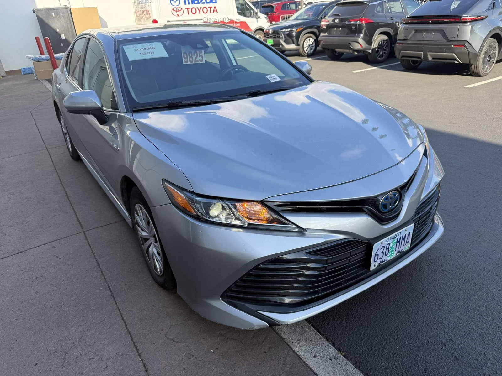 Used 2020 Celestial Silver Metallic Toyota Hybrid LE image 7