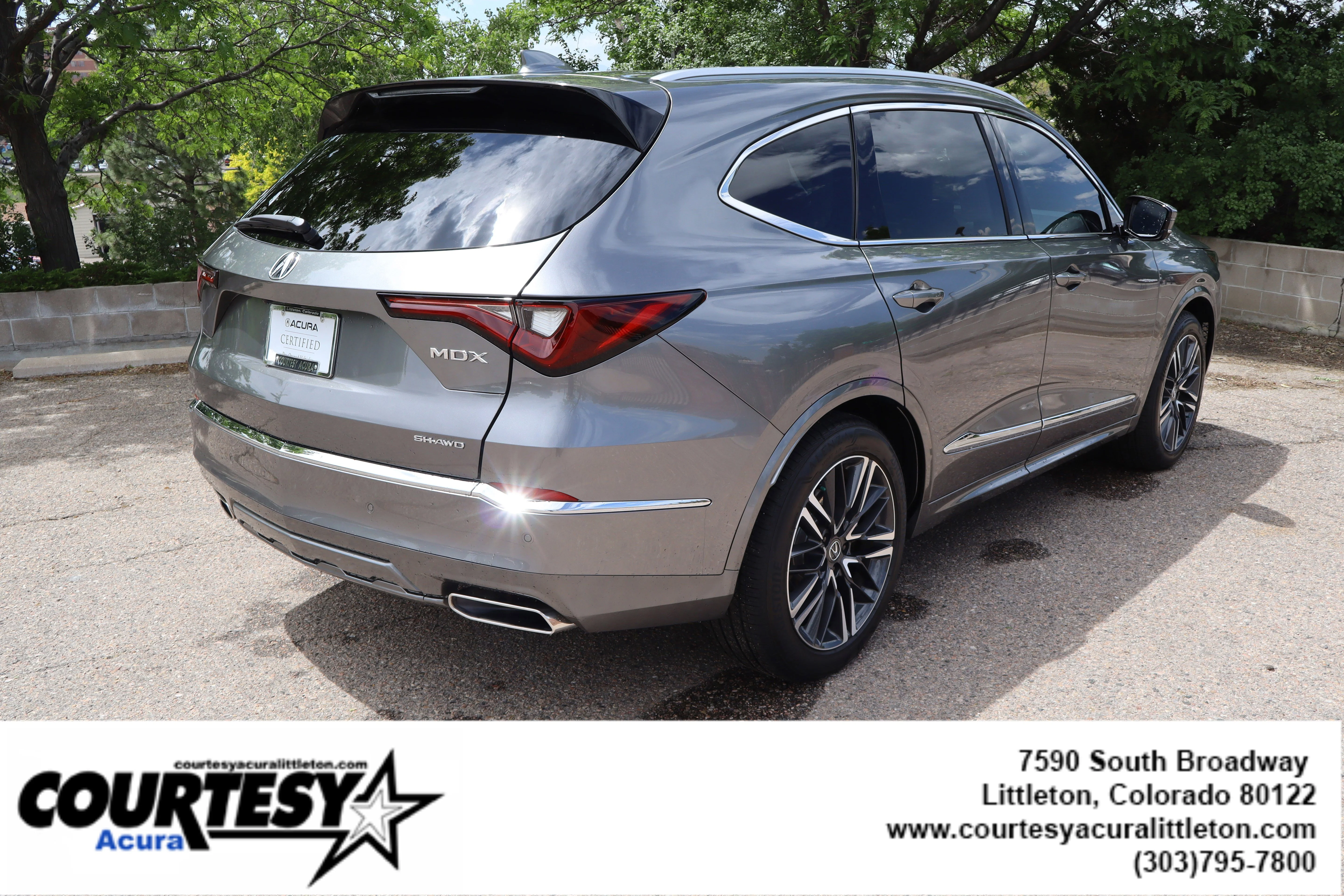 Certified Used 2026 Liquid Carbon Metallic Acura SH-AWD with Advance Package image 6