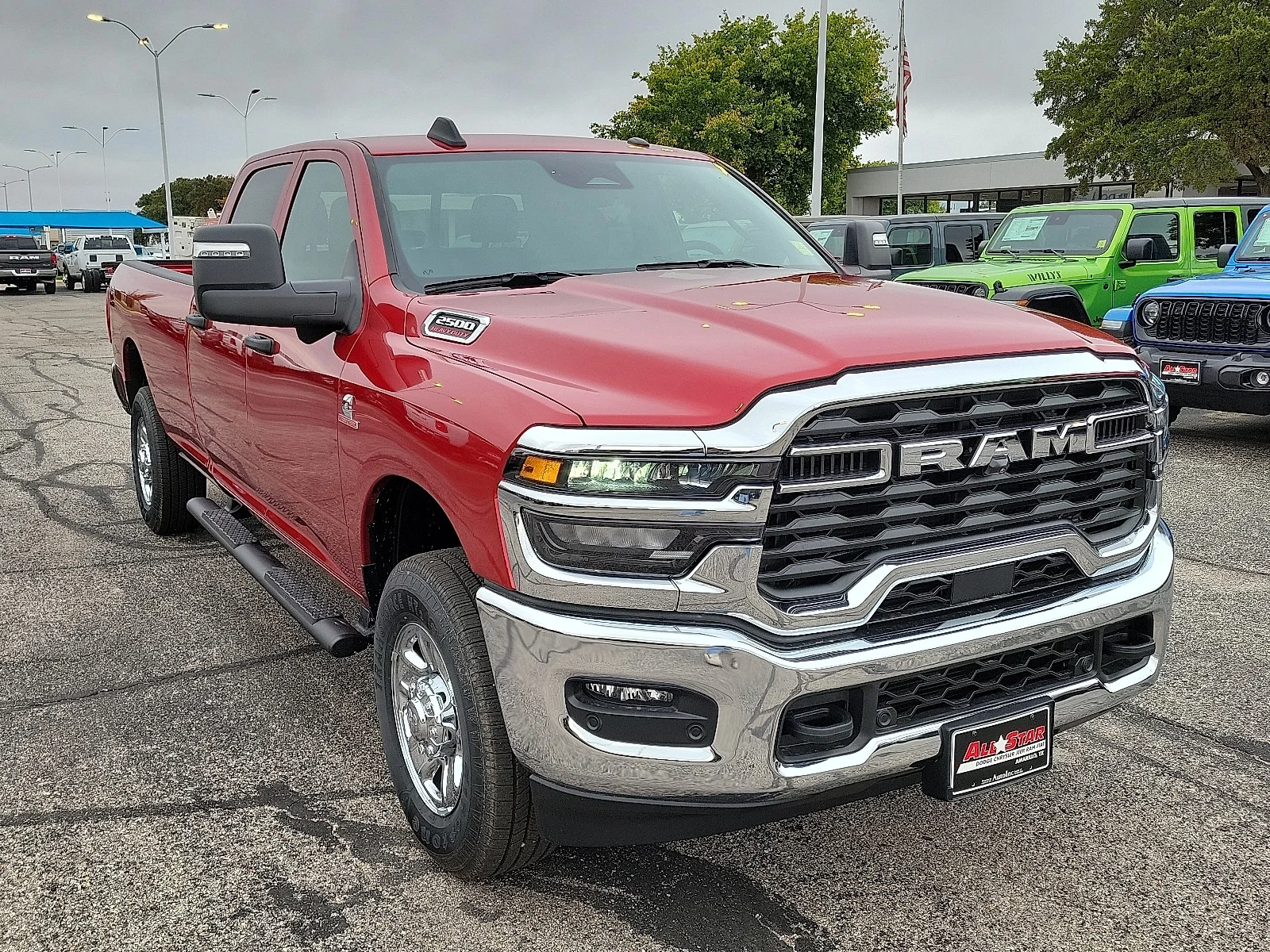 New 2026 Molten Red Pearlcoat Ram TRADESMAN CREW CAB 4X4 8