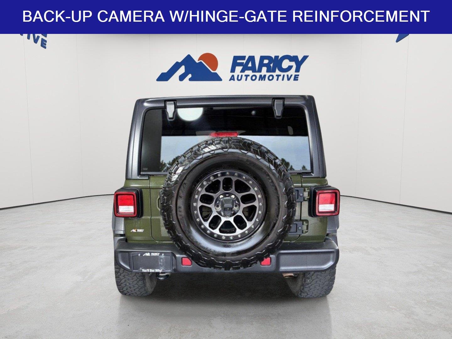 Used 2022 Sarge Green Clearcoat Jeep Unlimited Willys image 6