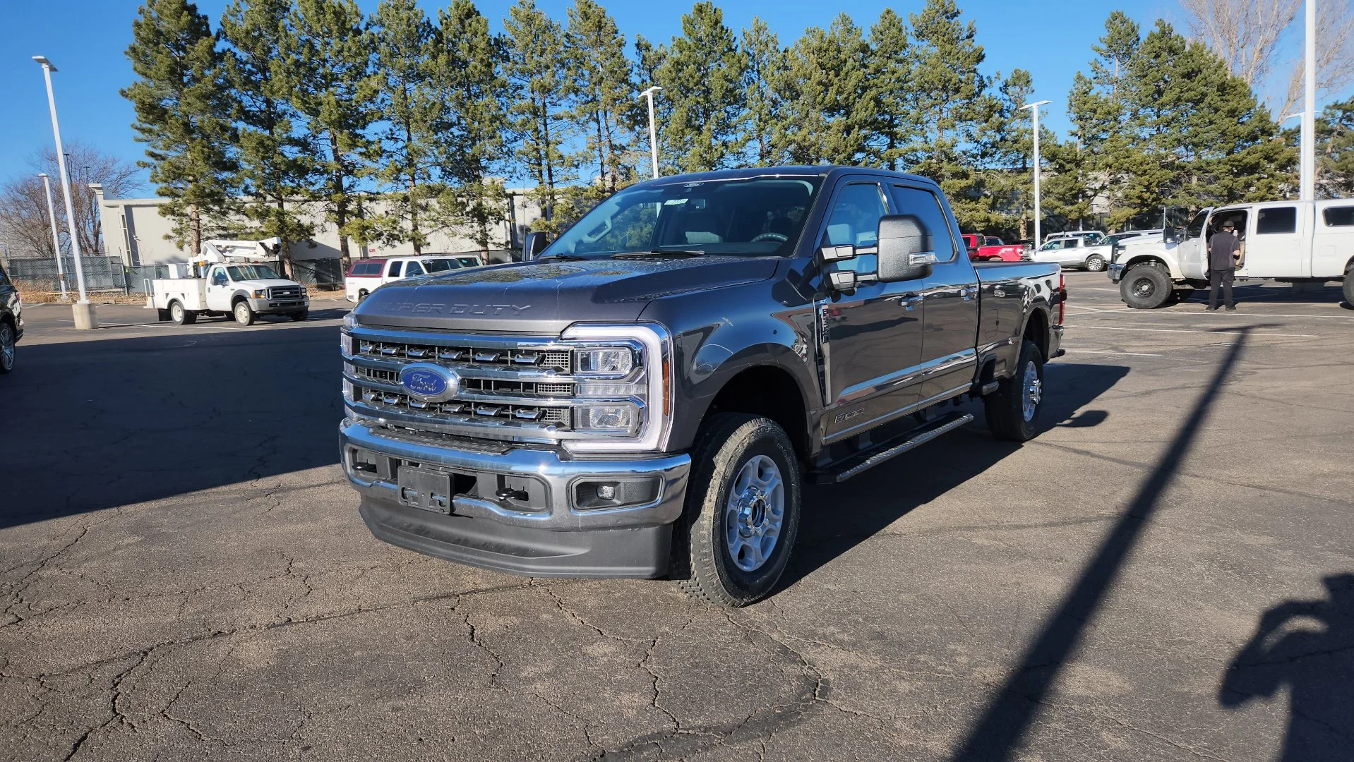 New 2026 Carbonized Gray Metallic Ford XLT image 3