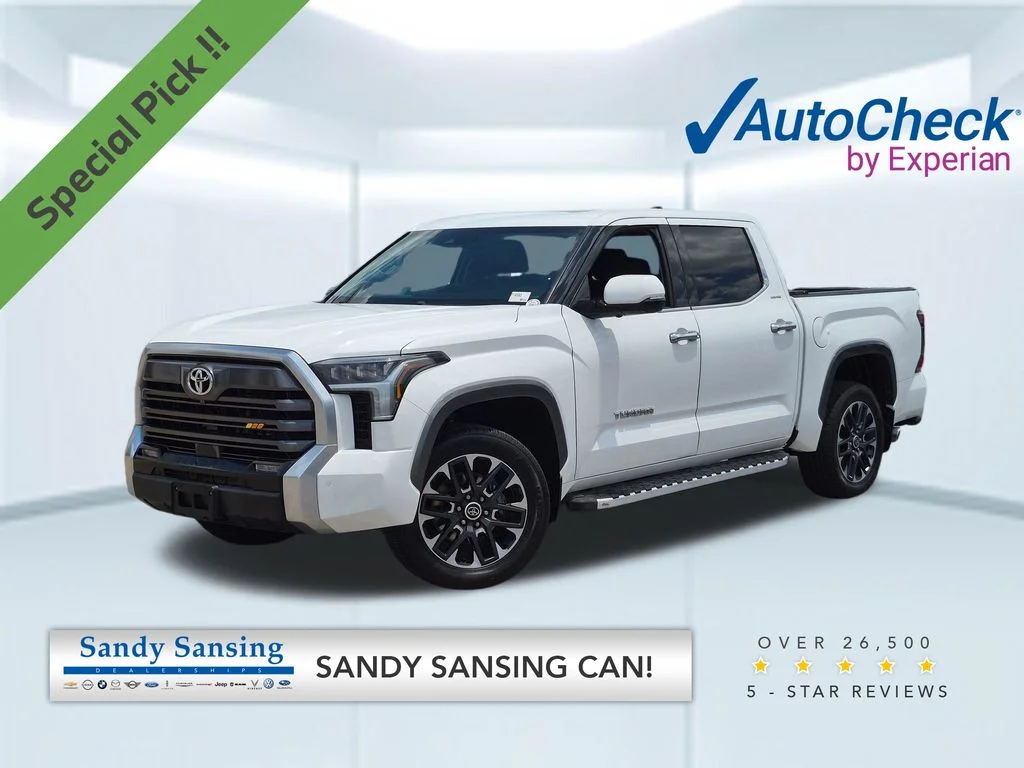 Used 2022 White Toyota Limited image 1