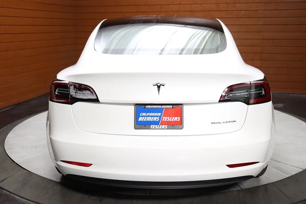 Used 2020 Pearl White Multi-Coat Tesla Long Range image 12