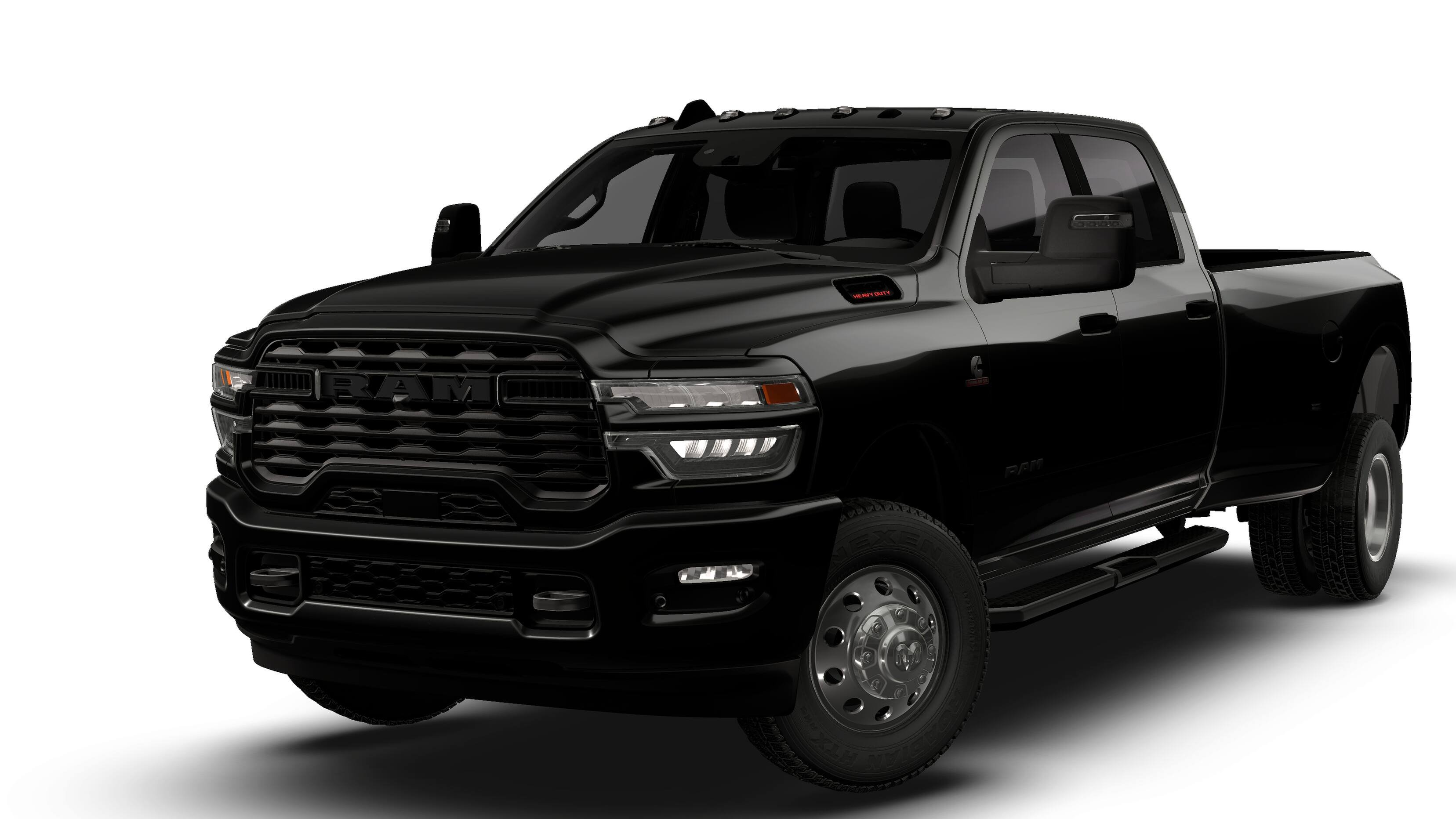 New 2027 Diamond Black Crystal Pearl-Coat Exterior Paint RAM Big Horn image 13