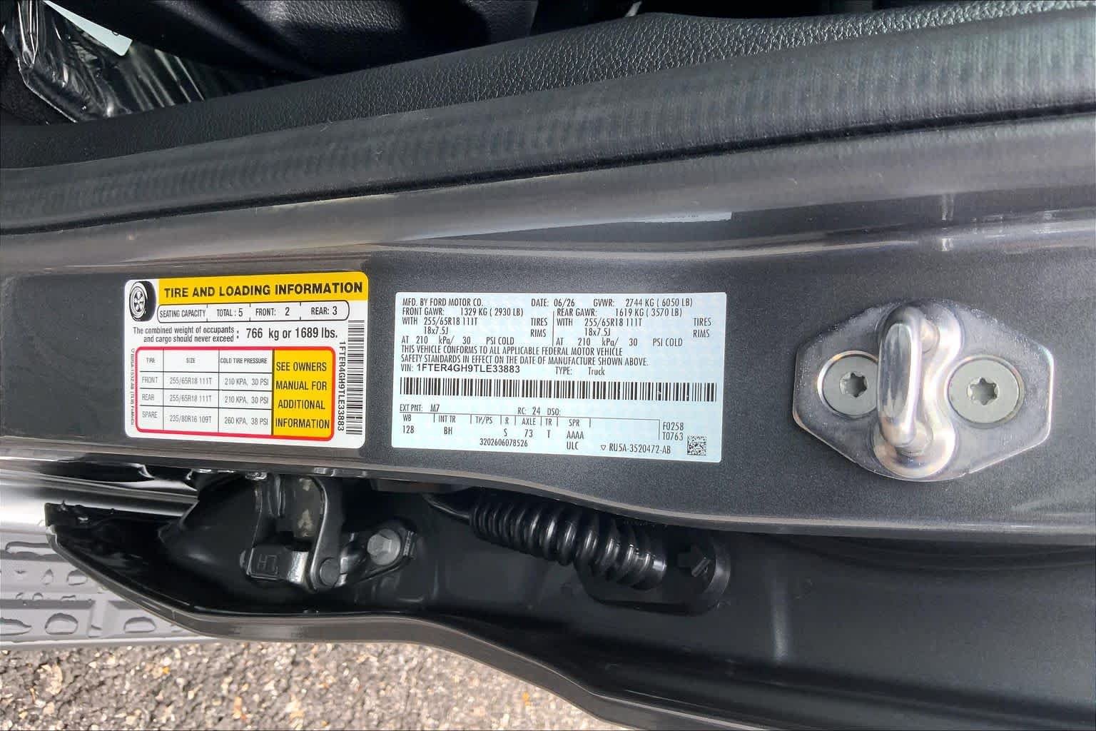 New 2026 Carbonized Gray Metallic Ford XLT image 16