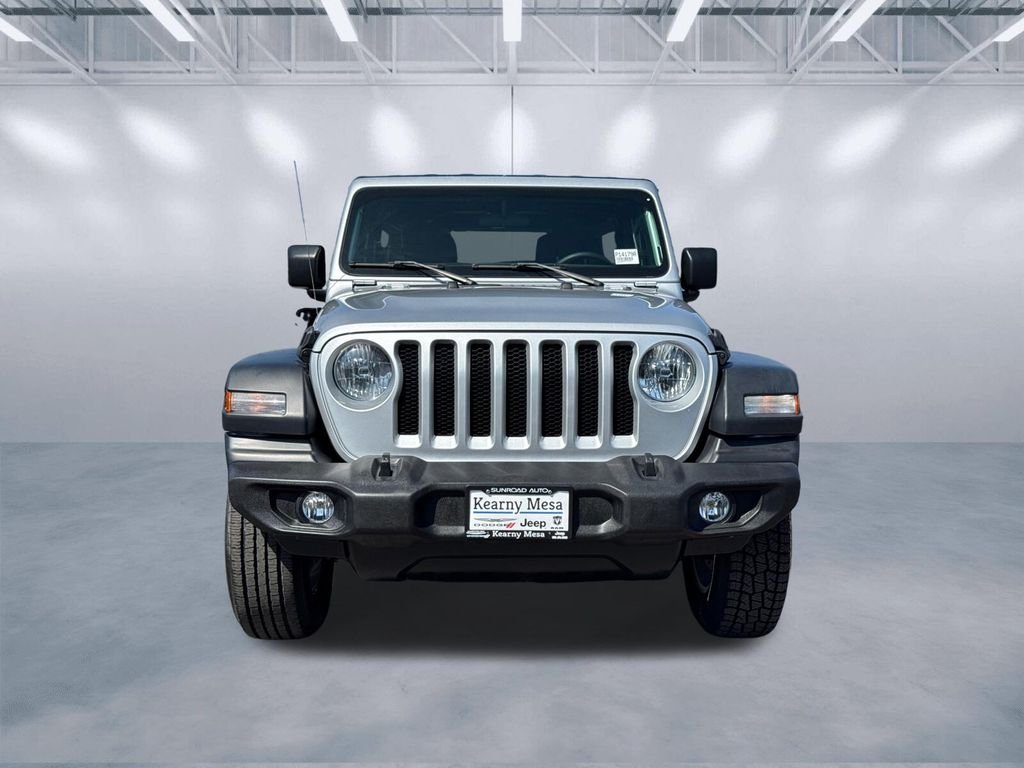 Used 2023 Silver Jeep Sport S image 2