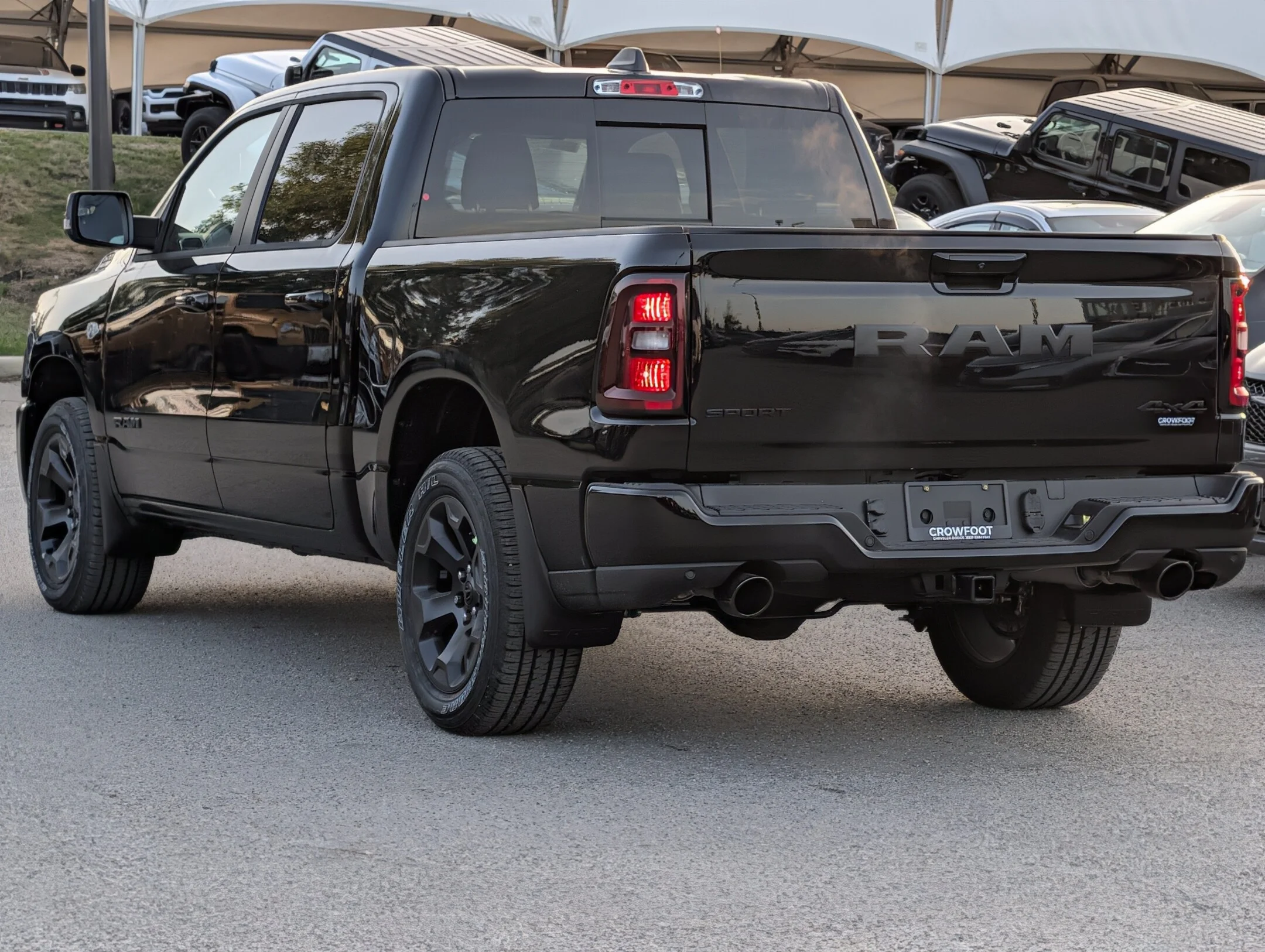 New 2026 Black RAM Sport - - 3.92 Rear Axle - Trailer Brake Control - All-Weather Mats - Trailer Sway Control & More! image 6