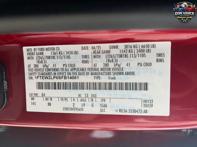 Used 2025 Red Ford STX image 28
