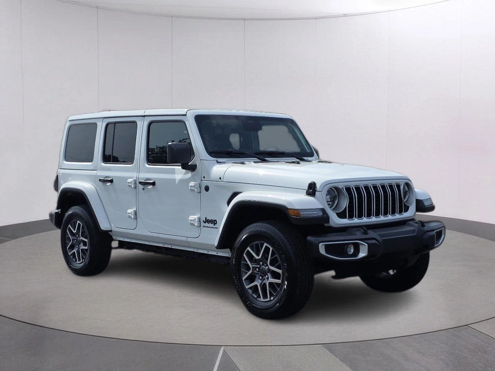 Used 2026 Bright White Clearcoat Jeep Sahara image 3