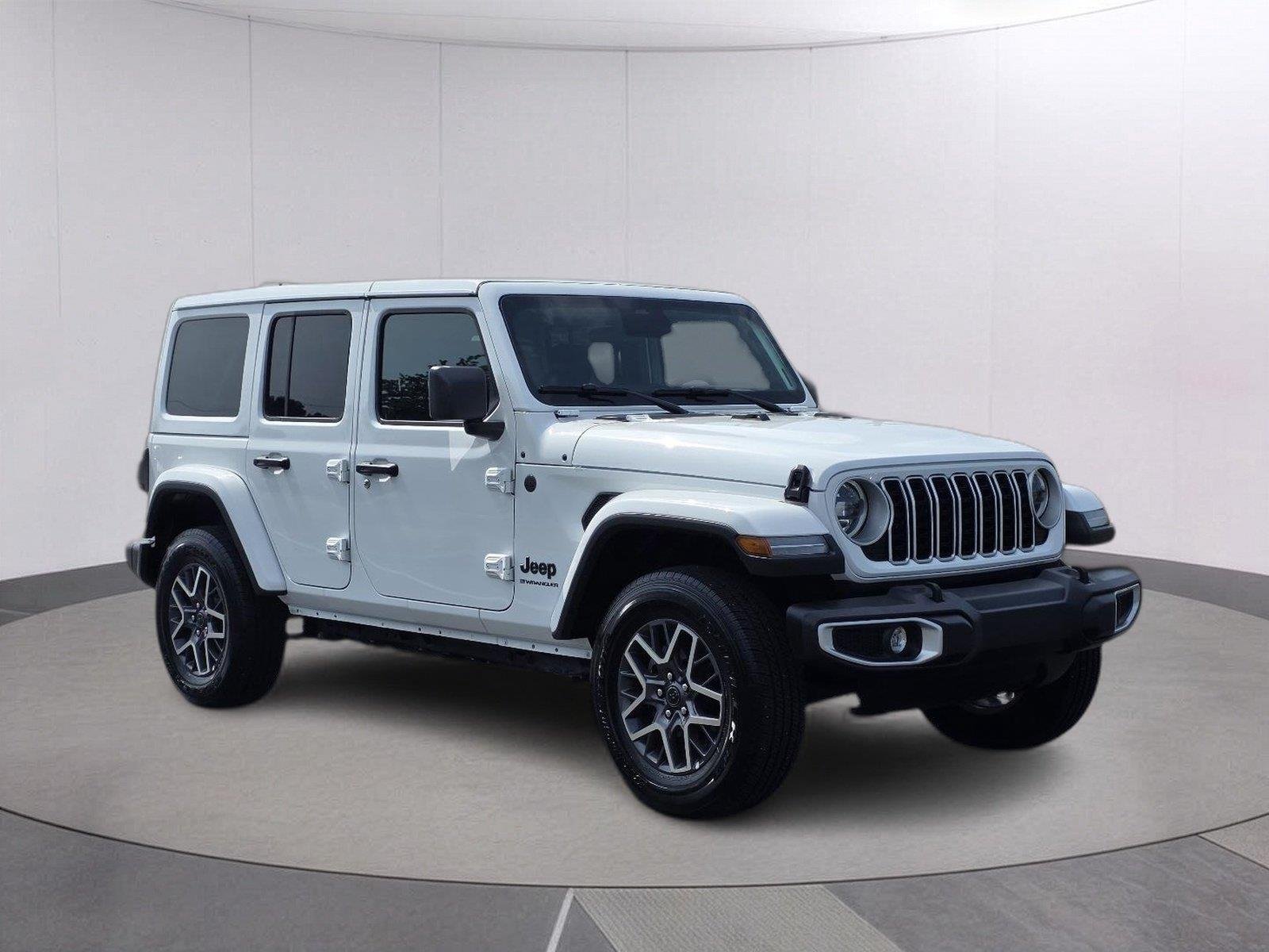 Used 2026 Bright White Clearcoat Jeep Sahara image 3
