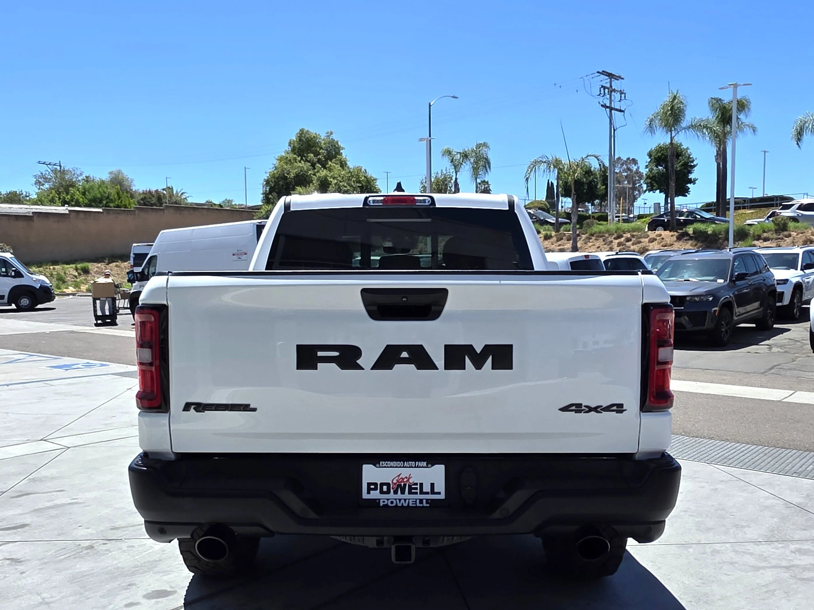 Certified Used 2025 Bright White Clearcoat Ram Rebel image 4