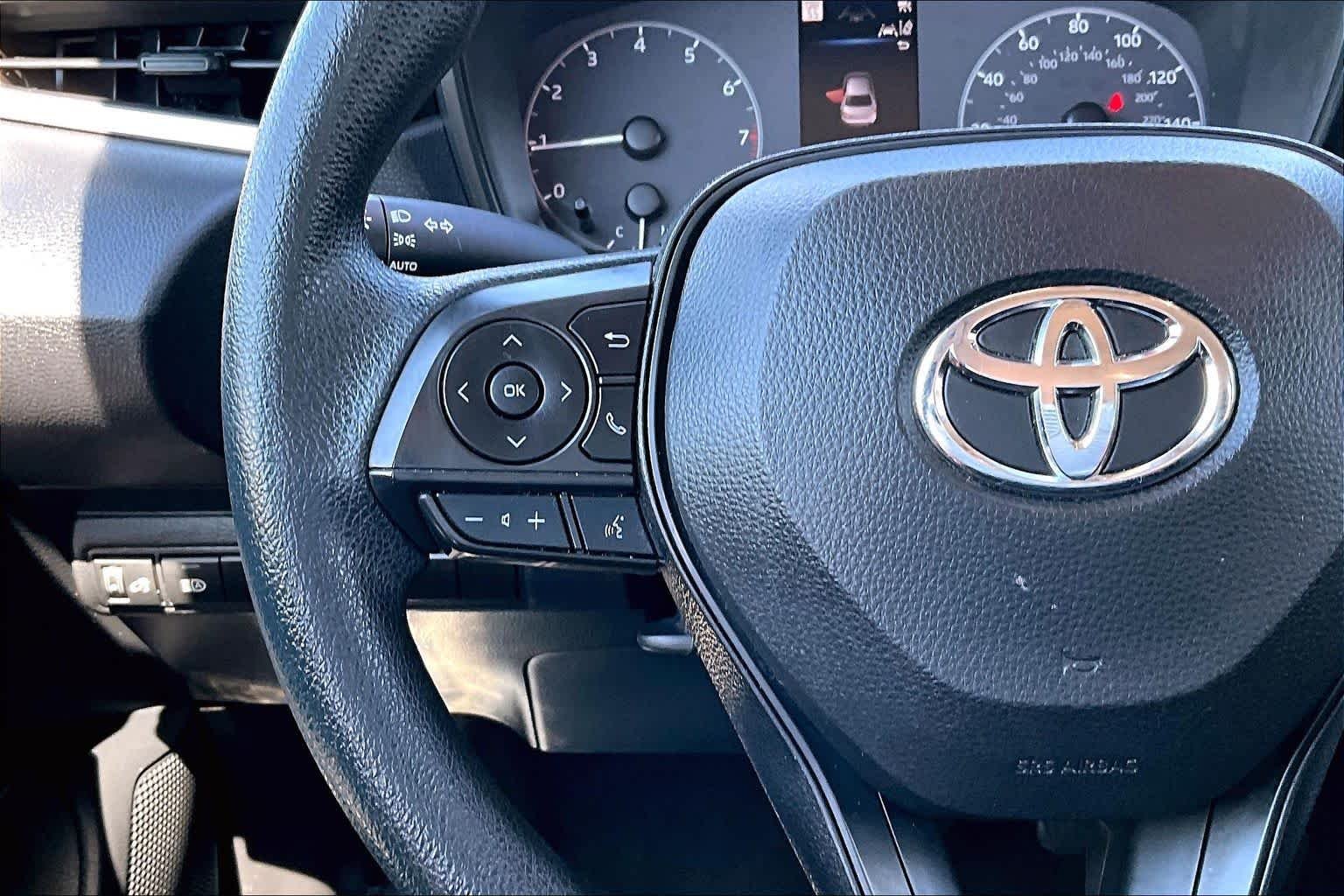 Used 2023 Midnight Black Metallic Toyota LE image 23