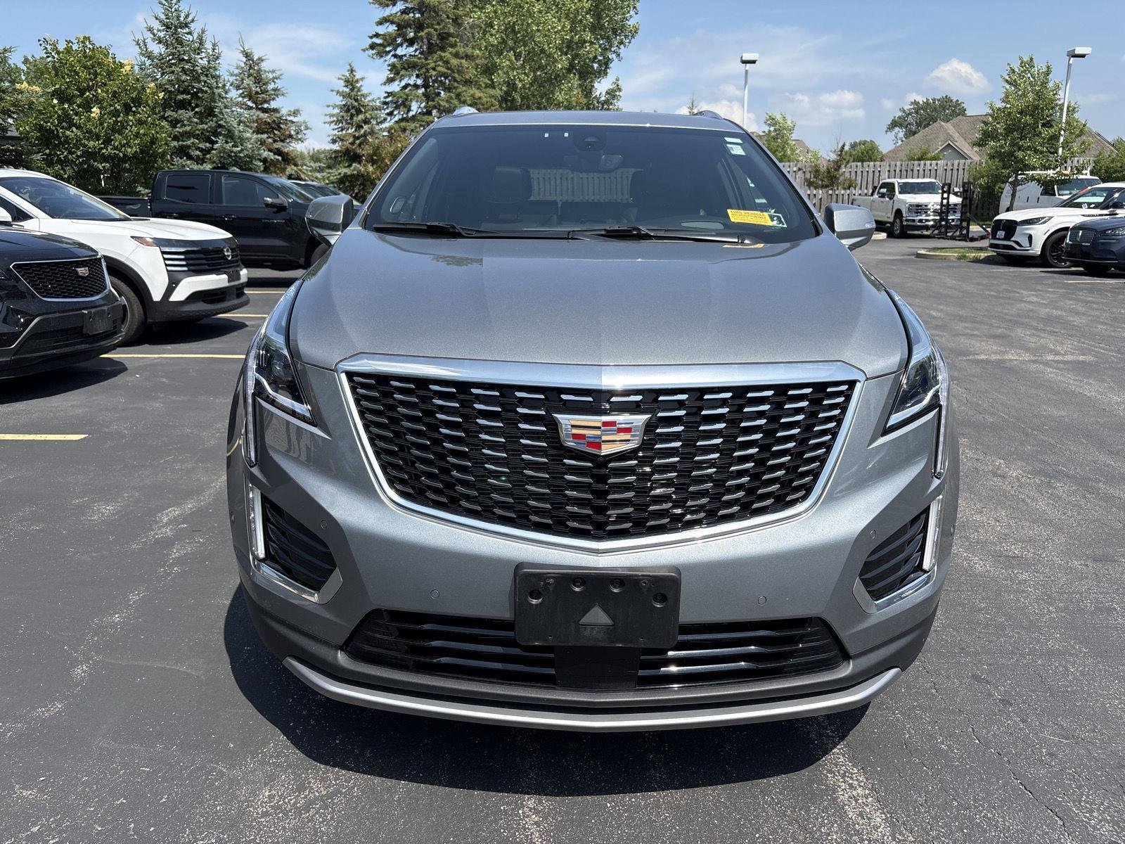 Used 2024 Argent Silver Metallic Cadillac AWD Premium Luxury image 2