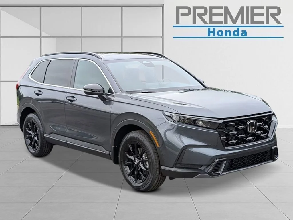 New 2026 Meteorite Gray Metallic Honda AWD Sport Hybrid image 7