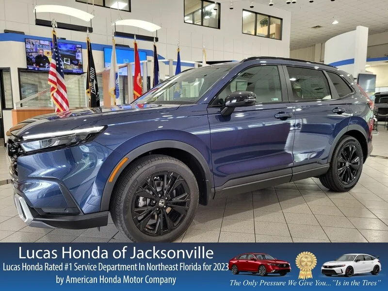 New 2026 Canyon River Blue Honda SPORT TOURING AWD image 1