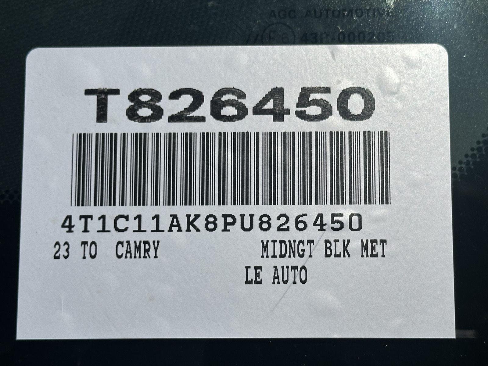 Certified Used 2023 Midnight Black Metallic Toyota LE image 14