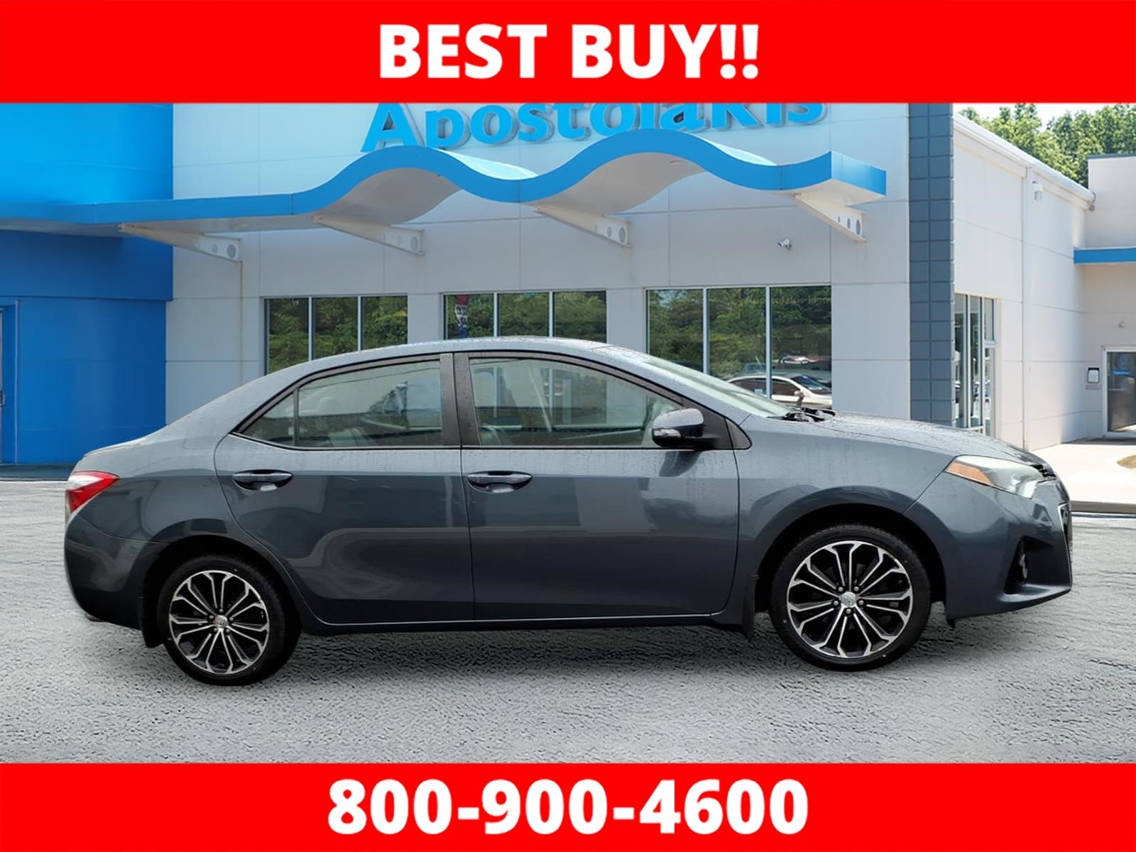 Used 2015 Toyota Corolla S Plus with VIN 2T1BURHE2FC327161 for sale in Cortland, OH
