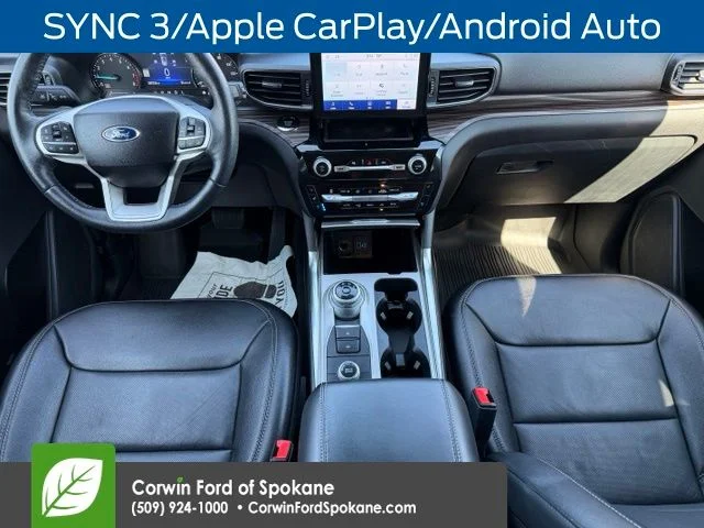 Used 2022 Agate Black Metallic Ford Limited image 15