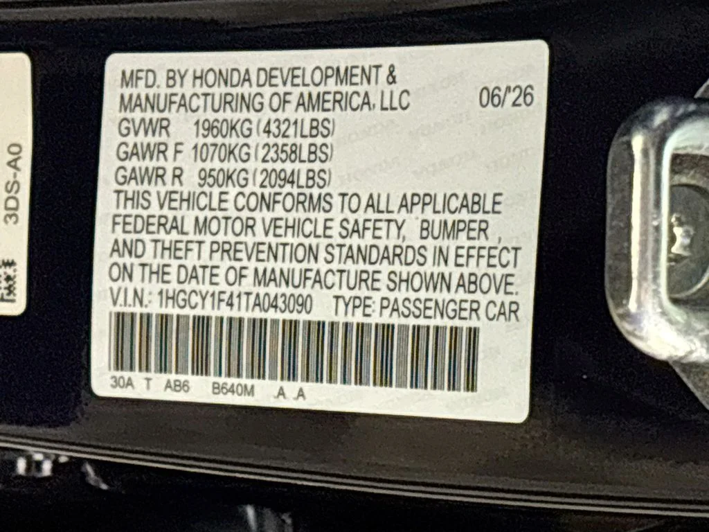 New 2026 Canyon River Blue Metallic Honda SE image 25