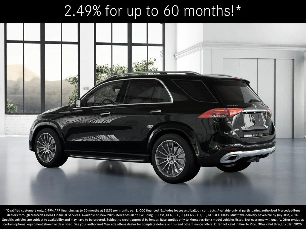 New 2026 Obsidian Black Metallic Mercedes-Benz GLE 450 image 30