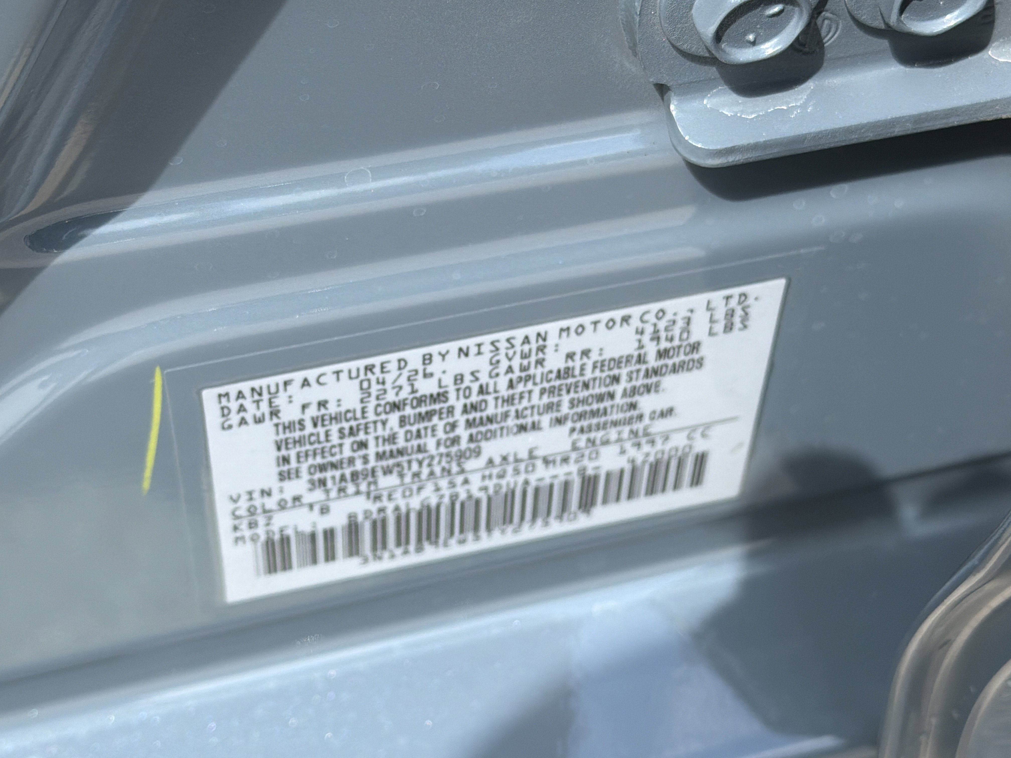 New 2026 Atlantic Gray Metallic Nissan SL image 35