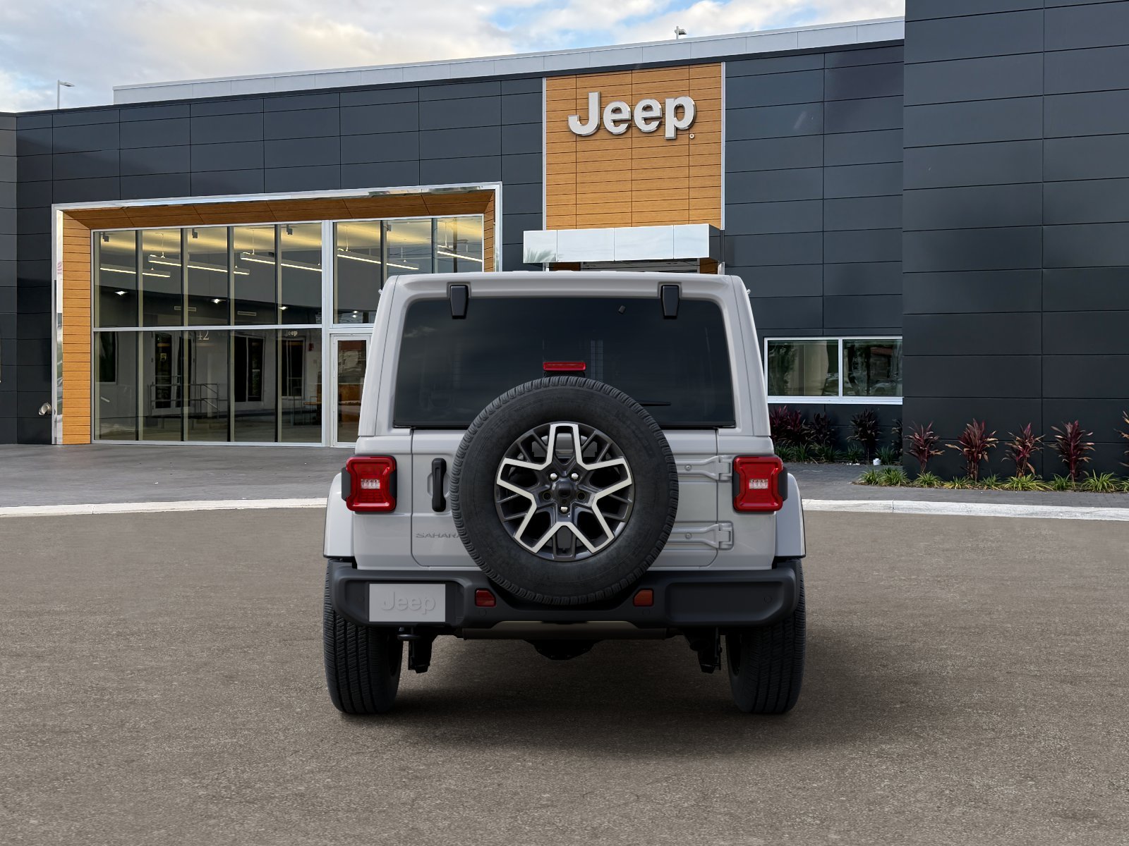 New 2026 Bright White Clear-Coat Exterior Paint Jeep Sahara image 39