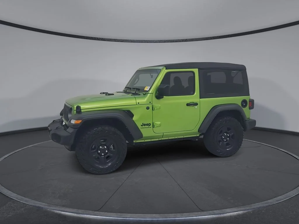 Certified Used 2025 Green Jeep Sport image 14