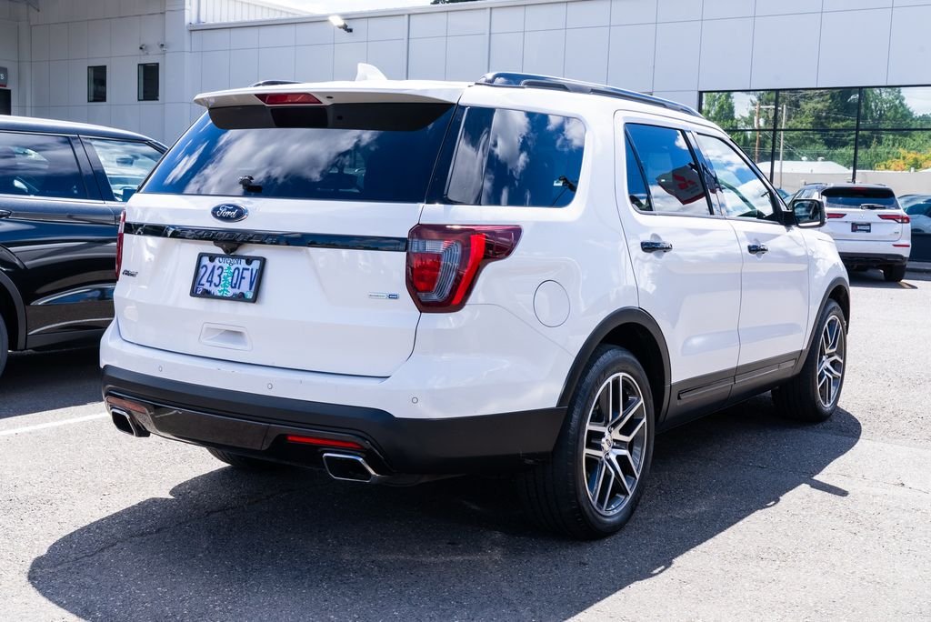 Used 2016 White Platinum Clearcoat Metallic Ford Sport image 6
