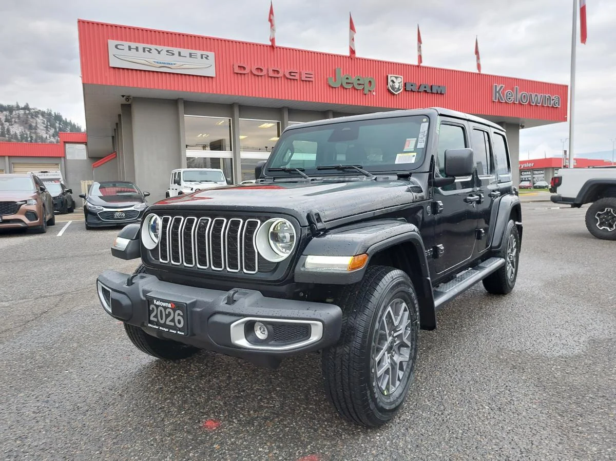New 2026 Black Jeep Sahara 4 Door 4x4 image 1