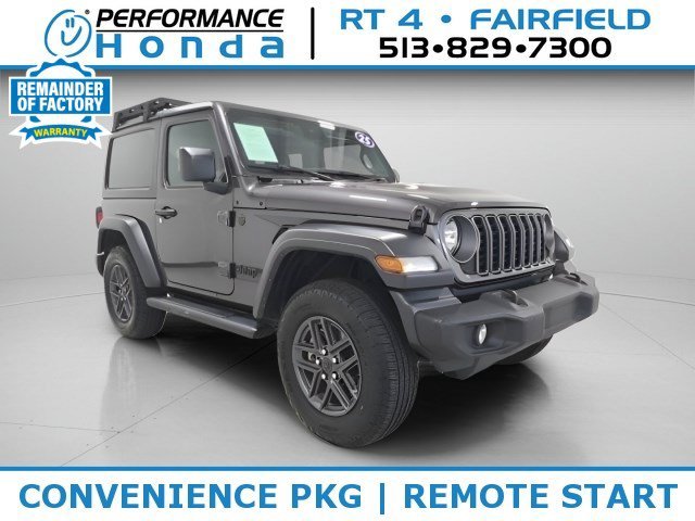 Used 2025 Granite Crystal Metallic Clearcoat Jeep Sport S image 1