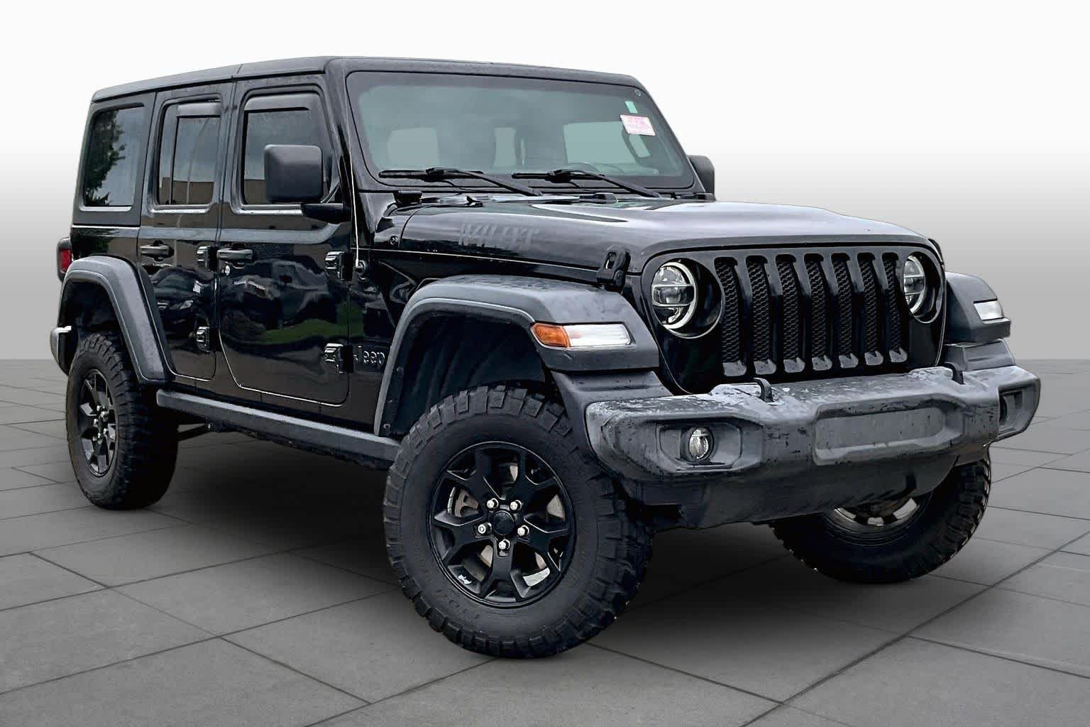 Used 2020 Black Clearcoat Jeep Willys image 3