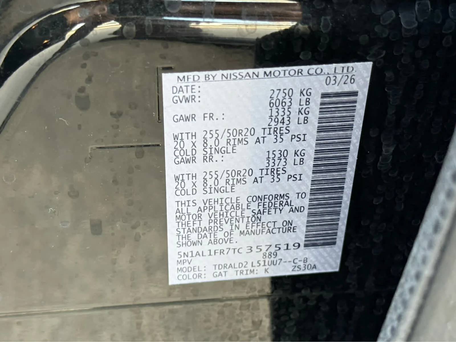 Certified Used 2026 Mineral Black INFINITI LUXE image 29