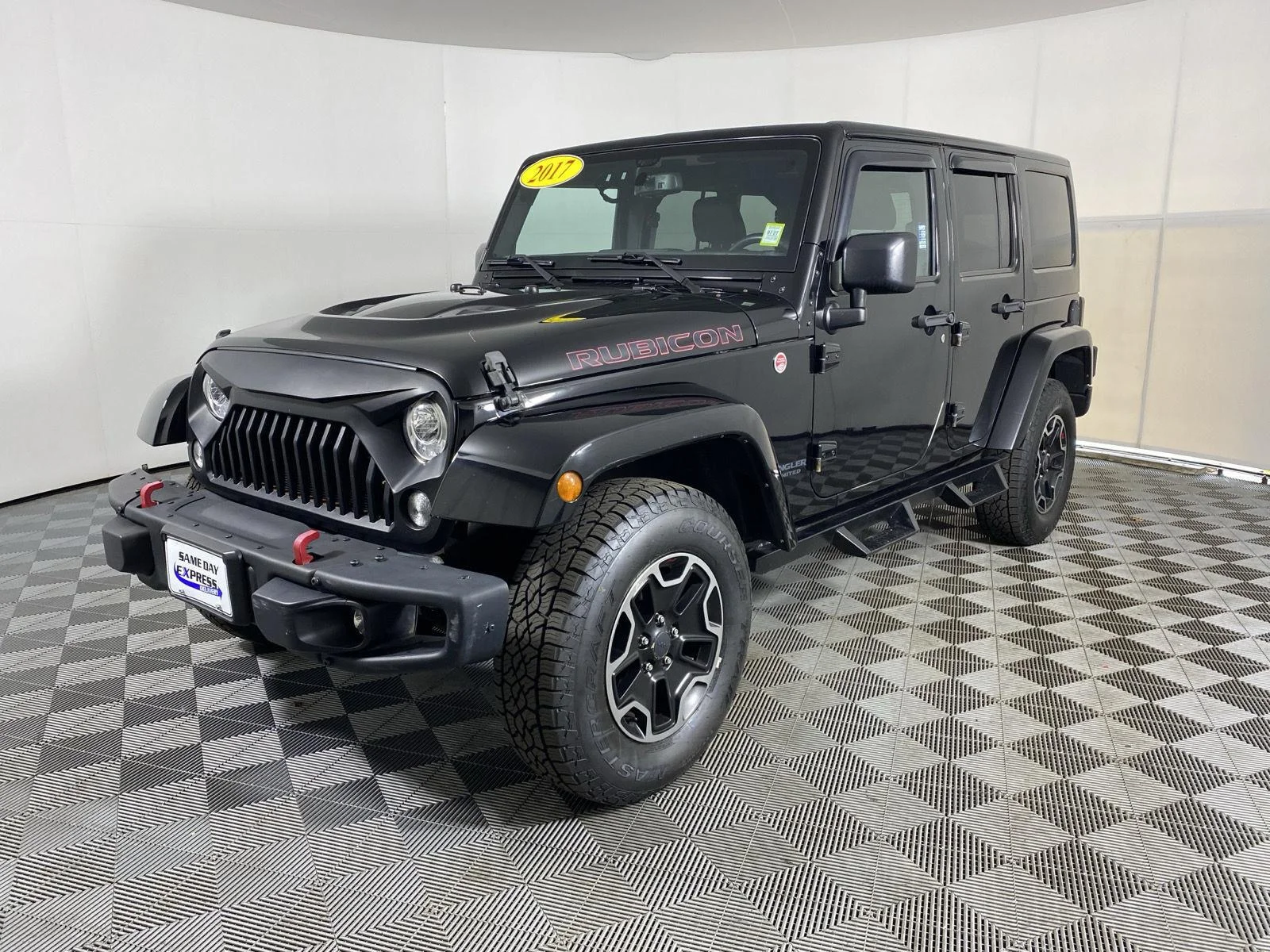 Used 2017 Black Clearcoat Jeep Rubicon Hard Rock image 3