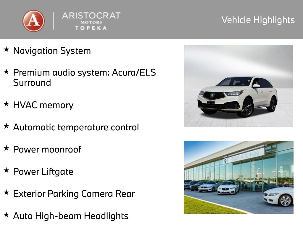 Used 2019 Acura MDX Technology & A-Spec Package with VIN 5J8YD4H05KL004339 for sale in Kansas City