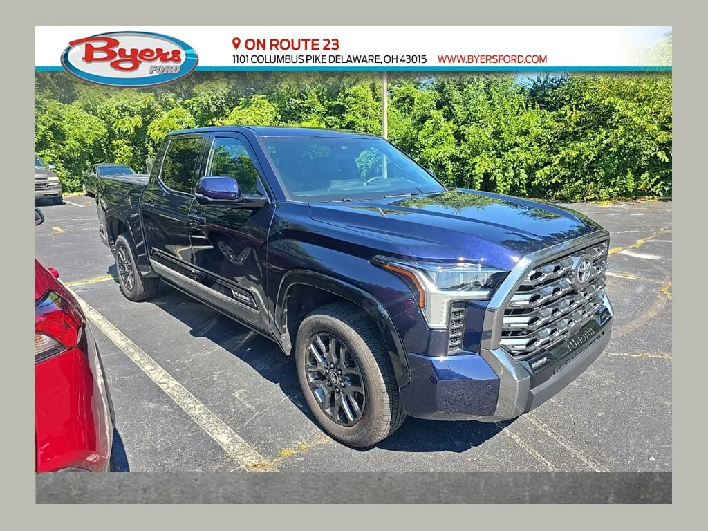 Used 2025 Blue Toyota Platinum image 1
