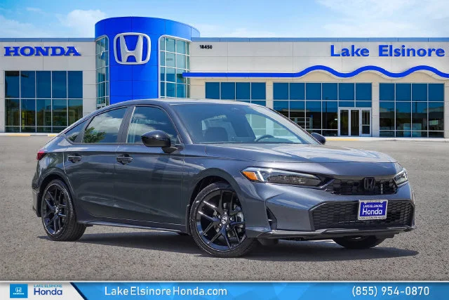 New 2026 Meteorite Gray Metallic Honda FWD Sport image 27