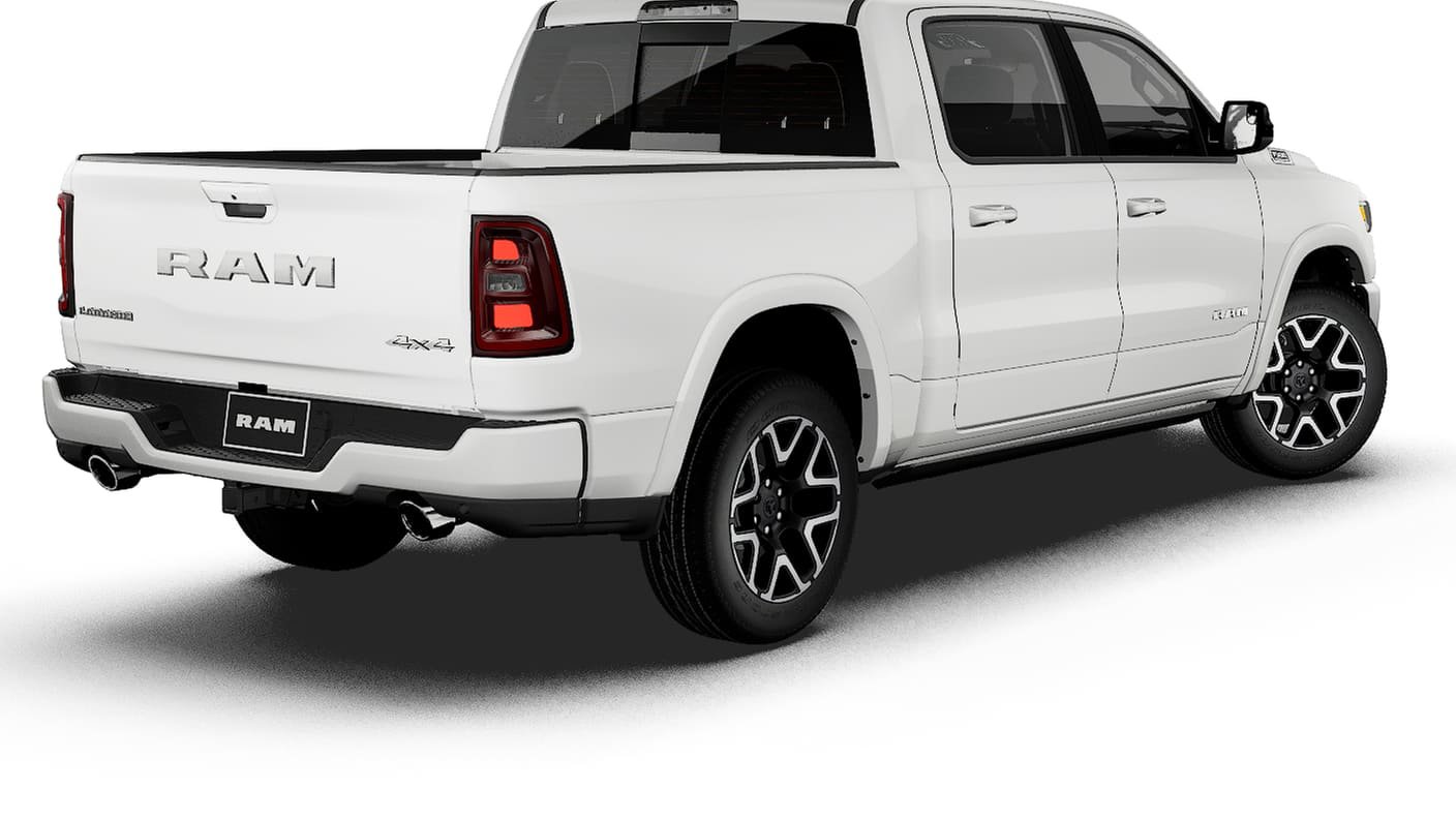 New 2027 Bright White Clear-Coat Exterior Paint RAM LARAMIE image 14