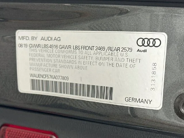 Used 2019 Gray Audi Premium Plus image 28