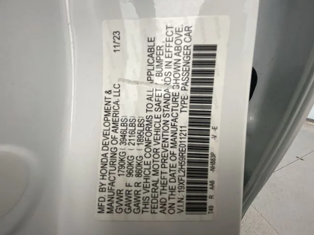 Used 2024 White Honda LX image 26