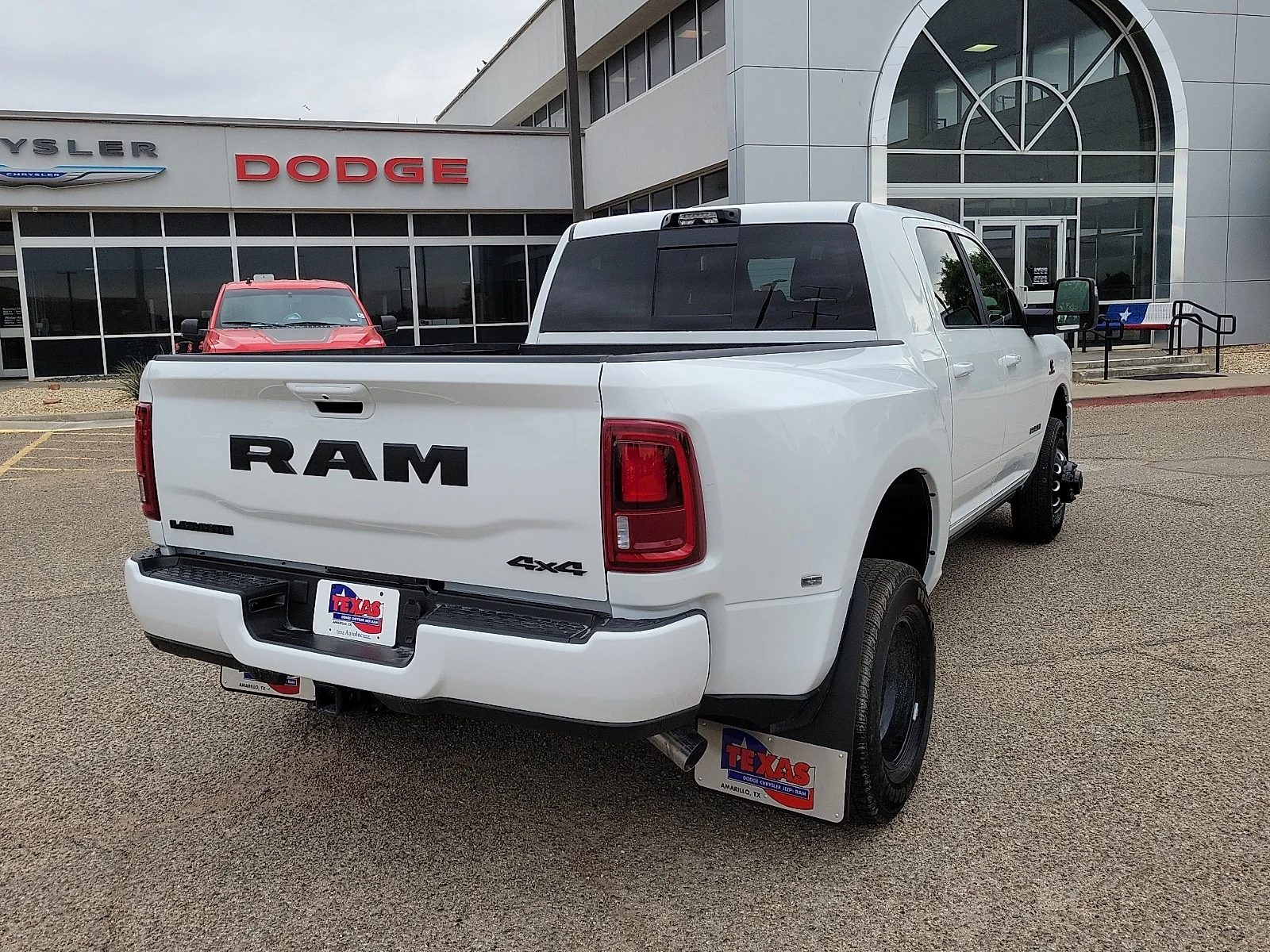 New 2026 PW7 Bright Whit Ram LARAMIE MEGA CAB 4X4 6