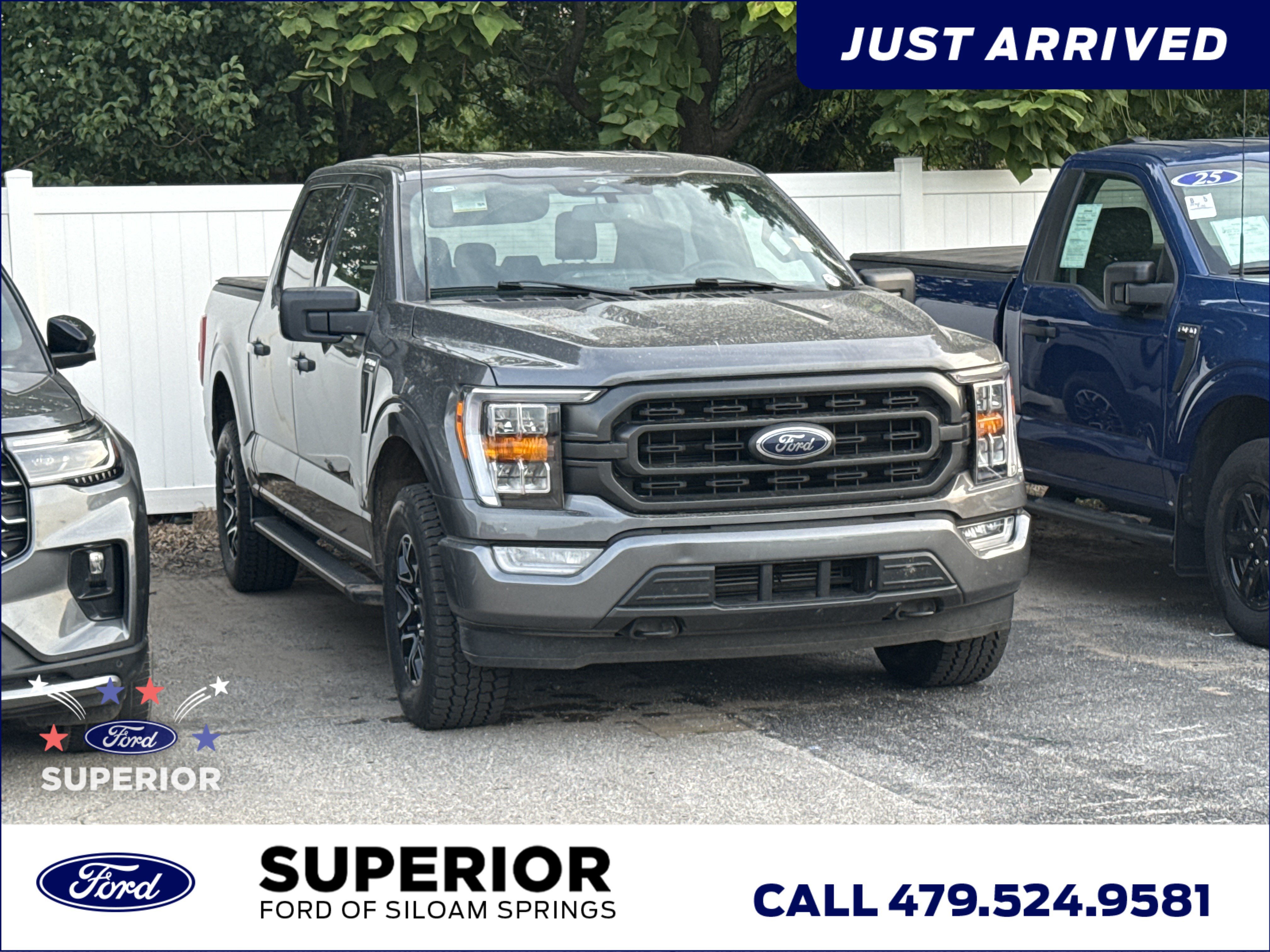 Used 2023 Carbonized Gray Metallic Ford XLT image 1