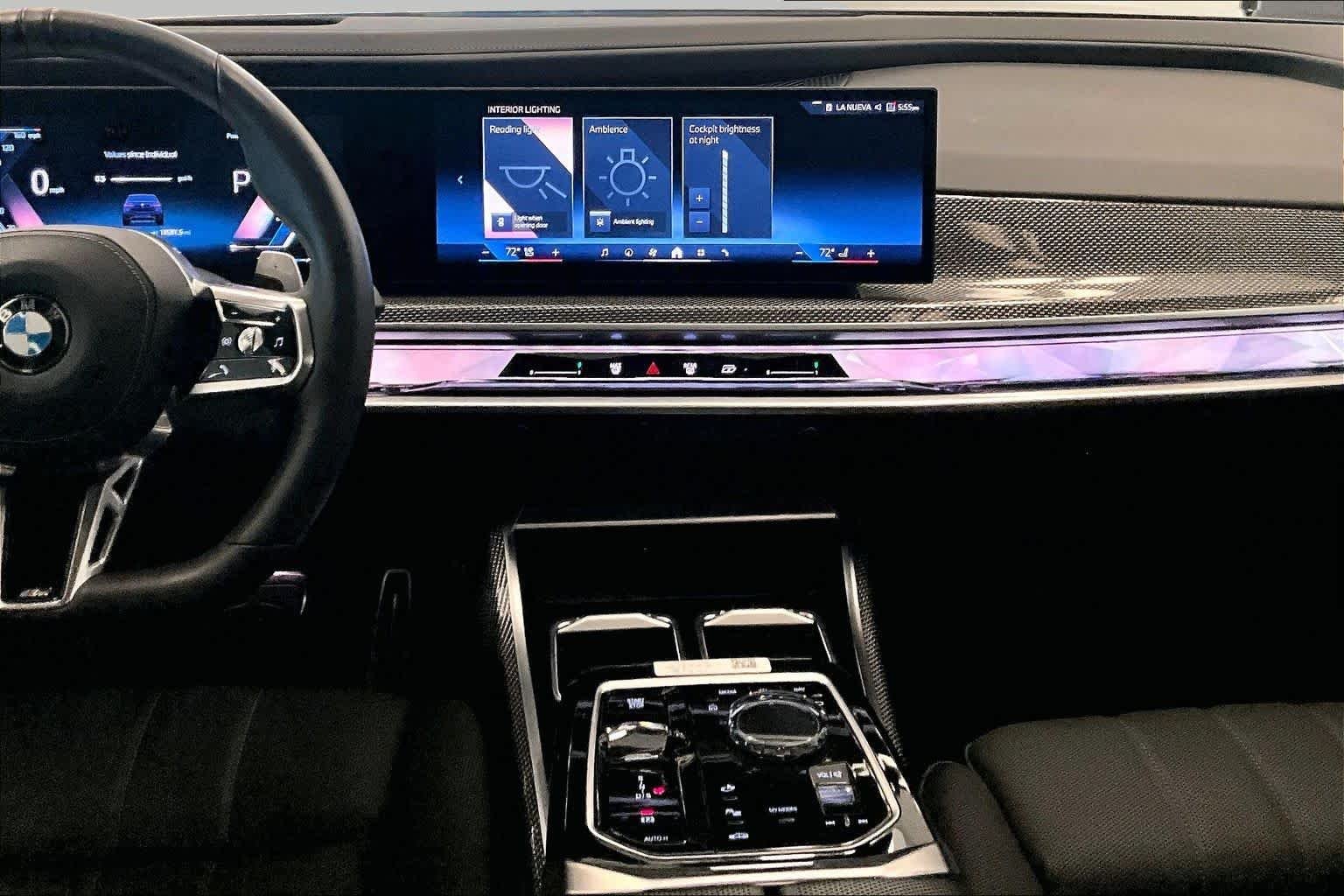 Used 2025 Tanzanite Blue II Metallic BMW 740i image 6