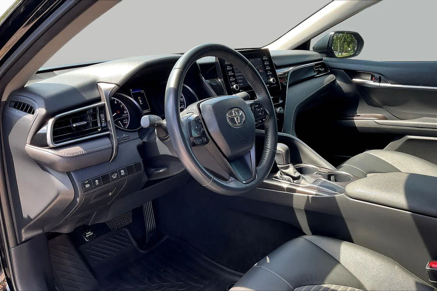 Used 2024 Midnight Black Metallic Toyota SE Nightshade image 17