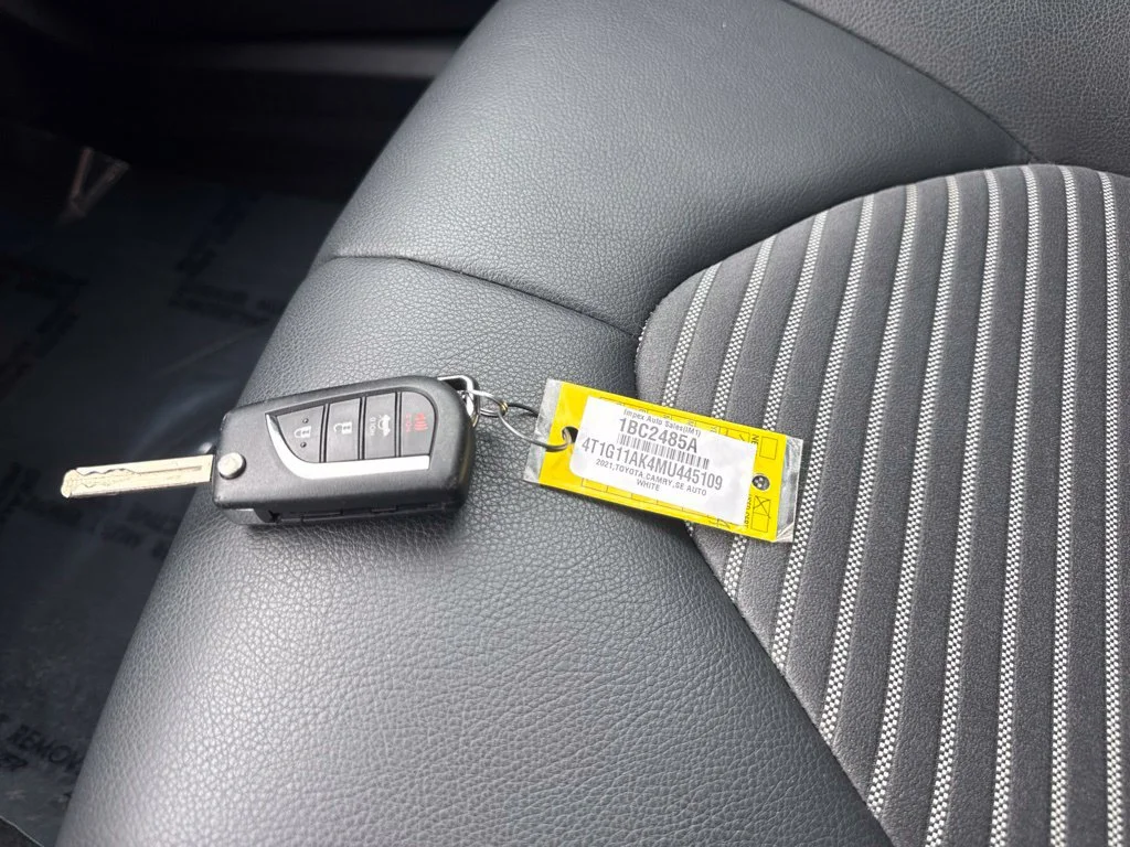 Used 2021 White Toyota SE image 32