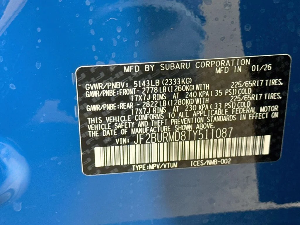 Certified Used 2026 Blue Subaru Wilderness image 43