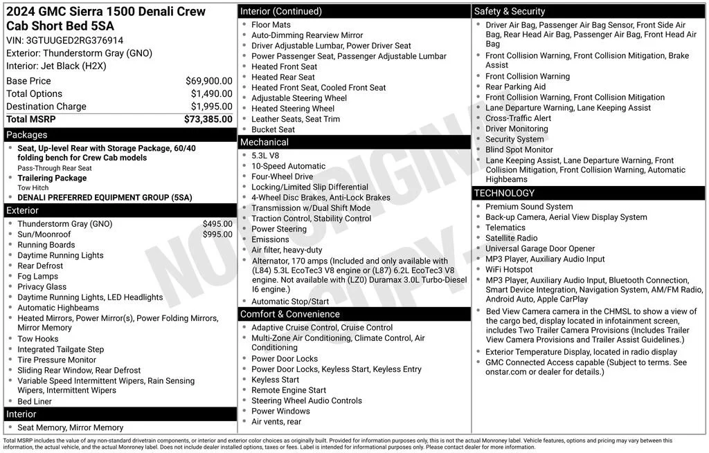 2024 GMC Sierra 1500