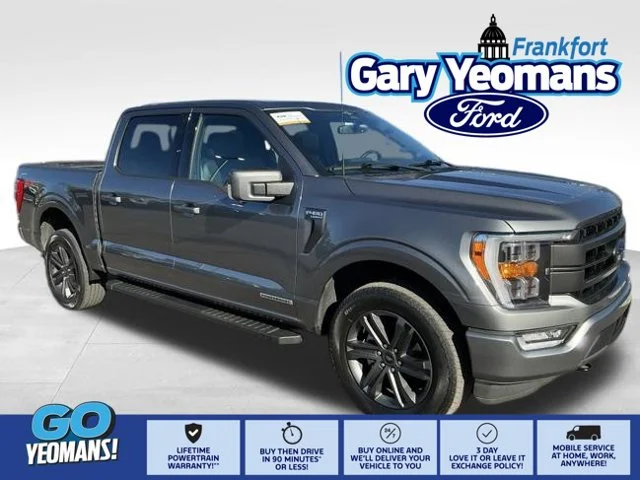 Certified Used 2023 Gray Metallic Ford Lariat image 1