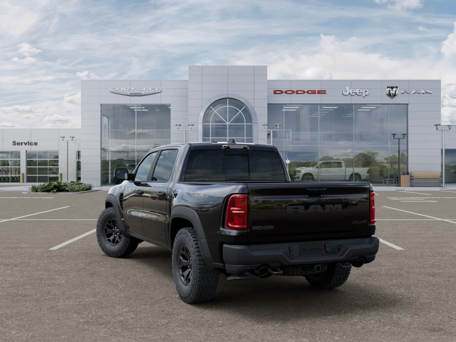 New 2026 Diamond Black Crystal Pearl-Coat Exterior Paint RAM RHO image 26