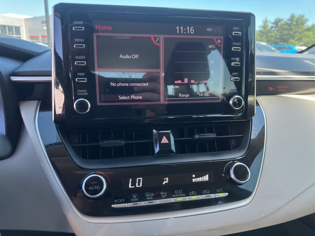 Used 2020 Barcelona Red Metallic Toyota LE image 11