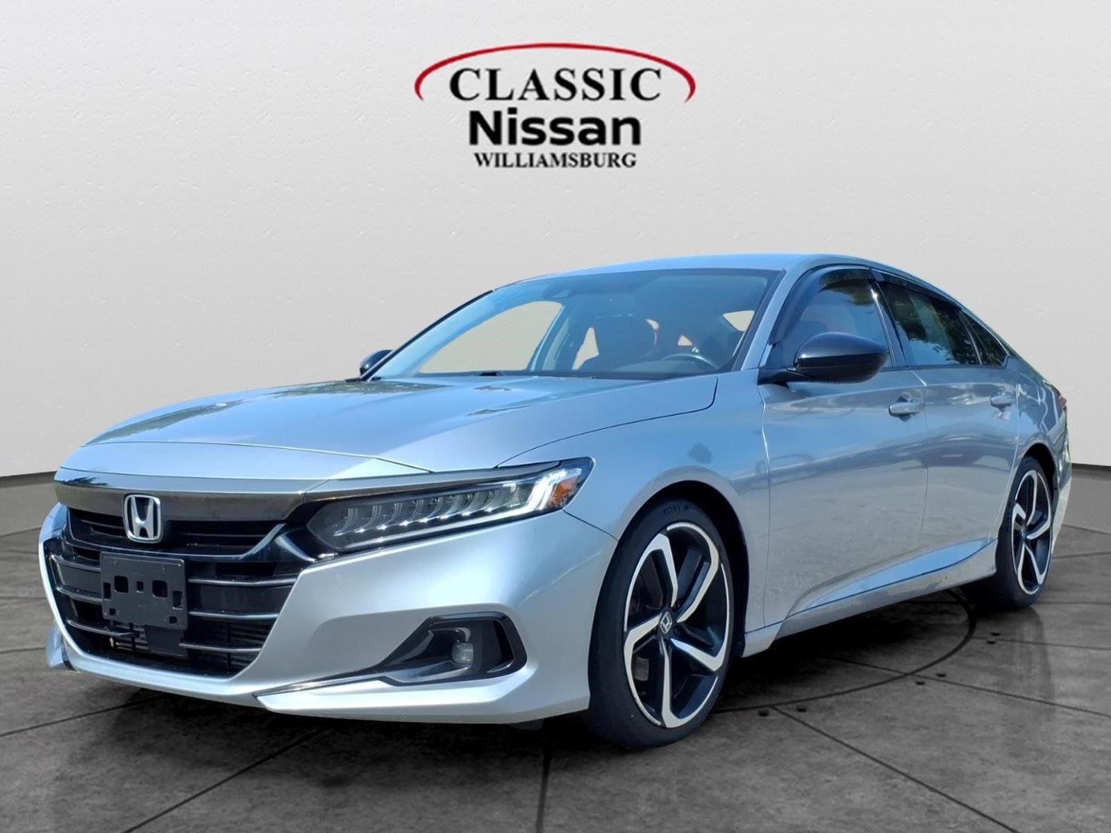 Used 2021 Lunar Silver Metallic Honda Sport SE image 1